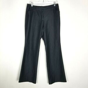 Worthington Womens Pants Size 8 Shiny Dark Navy Blue Trousers‎ Career Slacks